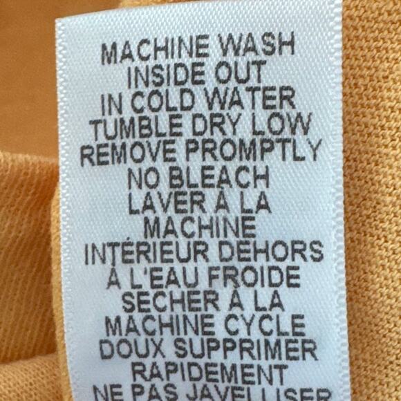 Frank & Eileen Tee Lab Ultimate Asymmetrical Skirt 100% Cotton Lined Creamsicle - Picture 9 of 9